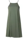 Shop Lygia & Nanny Isis Sleeveless Short Shift Dress In Grün