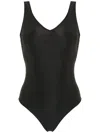 Lygia & Nanny Laila Low-back Swimsuit In Black