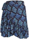 Lygia & Nanny Laurita Mini Skirt In Blue