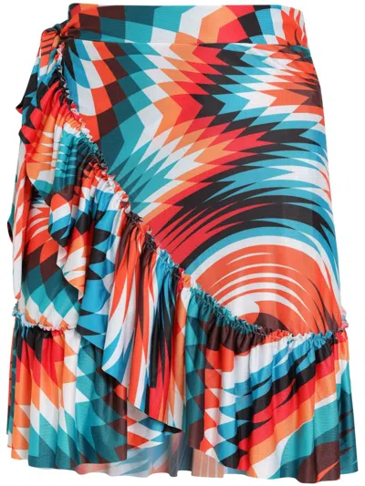 Lygia & Nanny Laurita Skirt In Orange