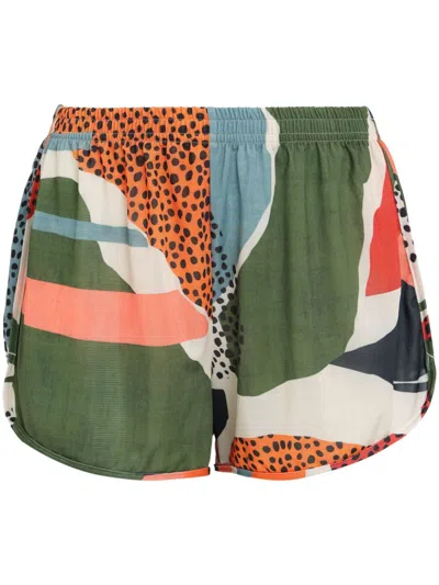 Lygia & Nanny Lee Printed Shorts In Green