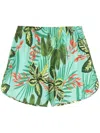 Lygia & Nanny Lee Tropical Print Shorts In Green