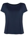 Lygia & Nanny Lisa Short-sleeved Blouse In Blue