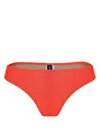 Lygia & Nanny Low-rise Bikini Bottoms In Red