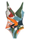 Lygia & Nanny Maisa Printed Swimsuit In Grün