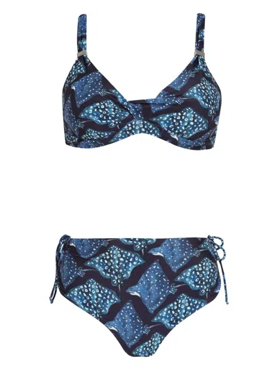 Lygia & Nanny Marcela Bikini Set In Blue