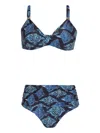 Shop Lygia & Nanny Mariane Bikini Set In Blue