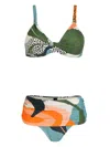 Lygia & Nanny Mariane Bikini Set In Green