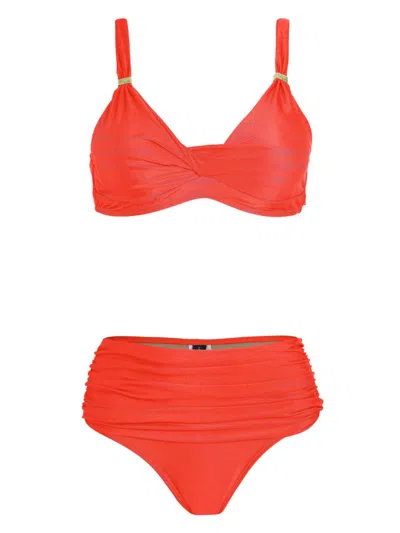 Lygia & Nanny Marianne Bikini Top In Red