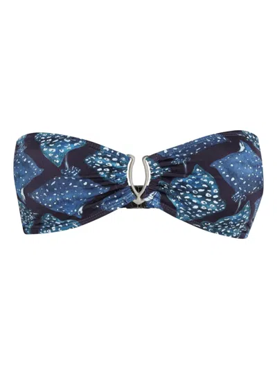 Lygia & Nanny Mika Bikini Top In Blue