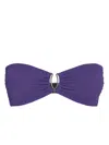 Lygia & Nanny Mika Bikini Top In Purple