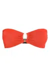 Lygia & Nanny Mika Bikini Top In Red