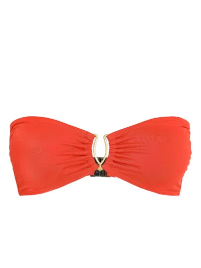 Lygia & Nanny Mika Bikini Top In Red