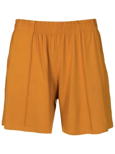 Lygia & Nanny Mimus Jersey Shorts In Yellow