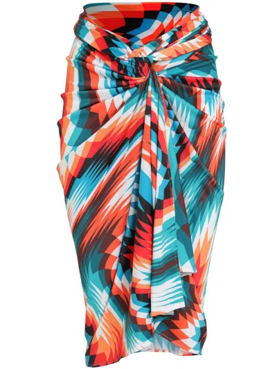 Lygia & Nanny Orixa Cover-up In Blue