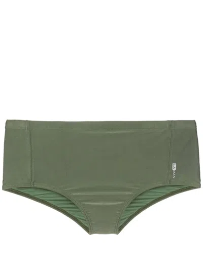 Lygia & Nanny Parati Logo-print Swim Trunks In Green