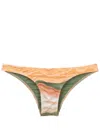 Lygia & Nanny Poipu Low-rise Bikini Bottom In Orange