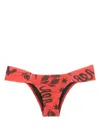 Lygia & Nanny Ritz Printed Bikini Bottoms In Brown