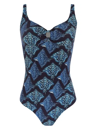 Lygia & Nanny Roberta Swimsuit In Blue