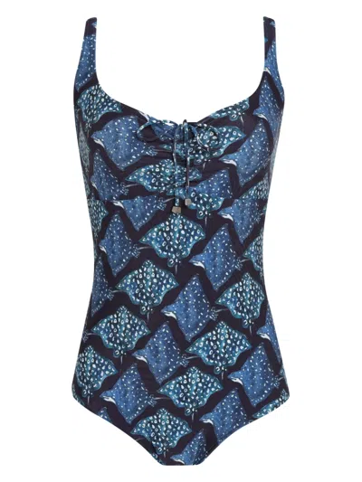 Lygia & Nanny Rosa Swimsuit In Blue