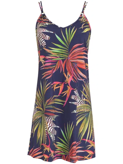 Lygia & Nanny Sardenha Mini Dress In Blue