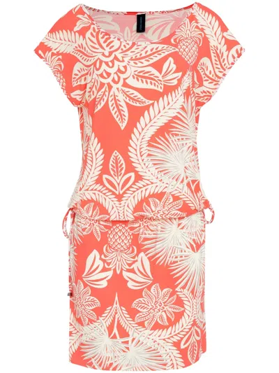 Lygia & Nanny Shiva Beach Dress In Orange