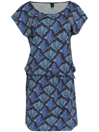 Lygia & Nanny Shiva Mini Dress In Blue