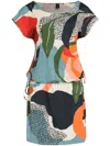 Lygia & Nanny Shiva Printed Dress In Blue