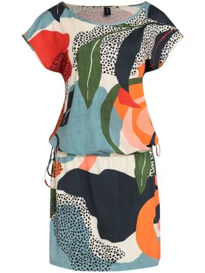 Lygia & Nanny Shiva Printed Dress In Blue