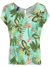 Lygia & Nanny Symi Tropical Print T-shirt In Green
