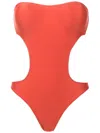 Lygia & Nanny Taylor Liso Strapless Swimsuit In Orange