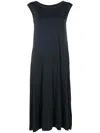 Shop Lygia & Nanny Tie Shift Midi Dress In Black
