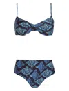 Lygia & Nanny Veronica Bikini Set In Blue