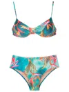 Lygia & Nanny Veronica Bikini Set In Blue
