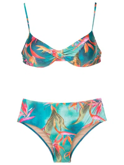 Lygia & Nanny Veronica Bikini Set In Blue