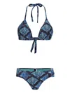 Lygia & Nanny Vicky Bikini Set In Blue