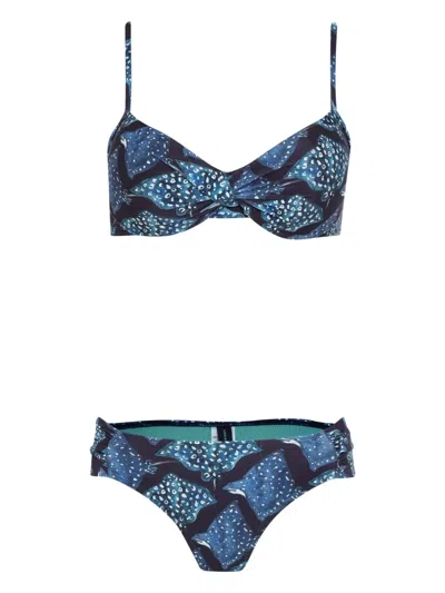 Lygia & Nanny Vitoria Bikini Set In Blue