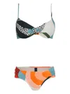 Lygia & Nanny Vitoria Printed Bikini In Black