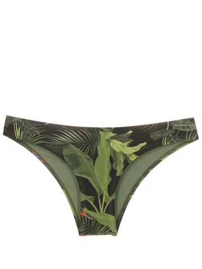 Lygia & Nanny Waikiki Low-rise Bikini Bottom In Green
