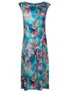 Lygia & Nanny Zababa-printed A-line Dress In Blue