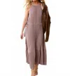 Lyla Grace Sconset Dress In Dusty Mauve In Yellow