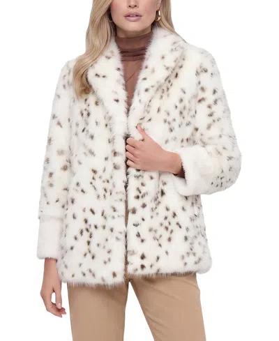 Lyla Grant Faux-fur Fox And Mink Short Jacket In Multi