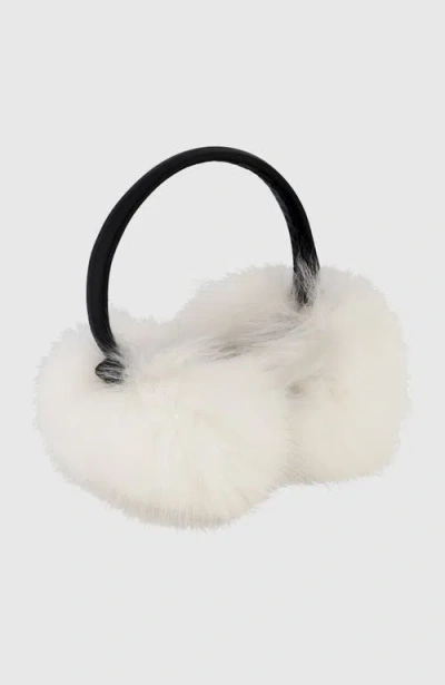 Lyla Grant Fur-free Fox (faux Fur) Earmuffs In White