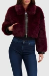 Lyla Grant Fur-free Fox (faux Fur) Zip Bolero In Brown