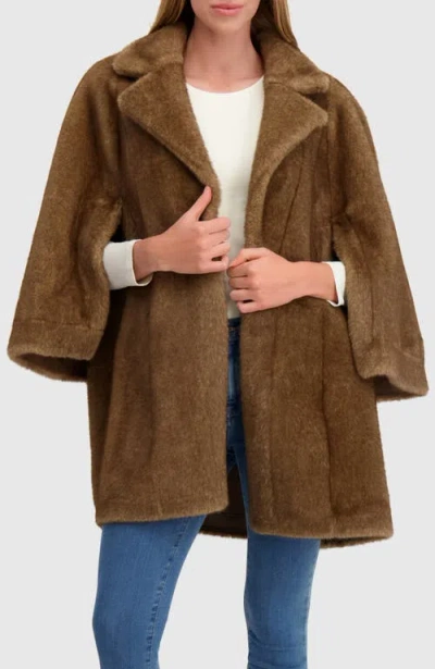Lyla Grant Fur-free Mink (faux Fur) Jacket In Pink