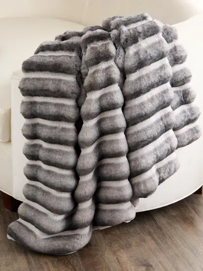 Lyla Grant Fur-free Faux Chinchilla Throw