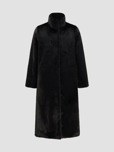 Lyla Grant Women's Mink Reversible Coat In Black