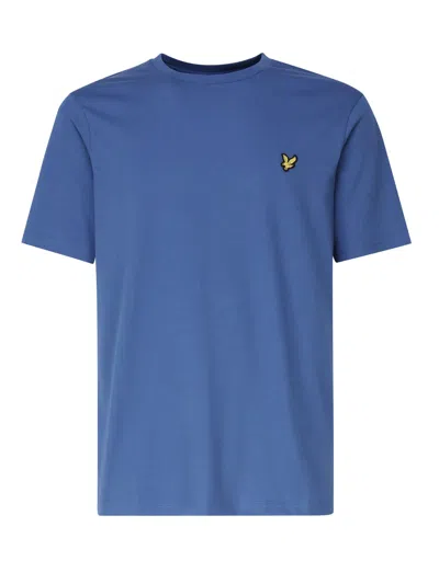 Lyle &amp; Scott Cotton T-shirt In Spring Blue