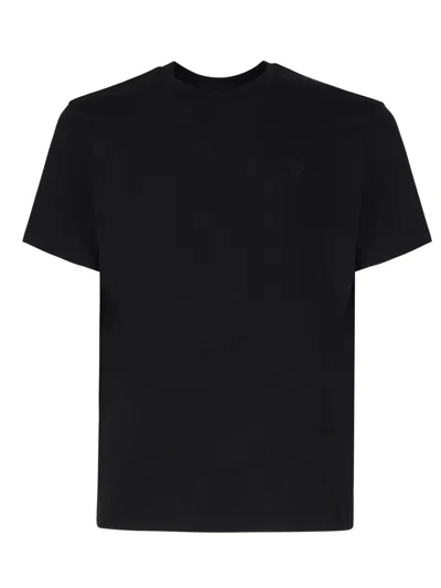 Lyle &amp; Scott T-shirt In Cotton In Jet Black