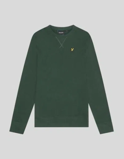 Lyle-and-scott-1874 Female Lyle And Scott 1874 Ml1131v Brushed Neck Crew X311 Argyle Teal In Green